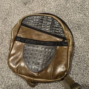 Leather Handmade Backpack